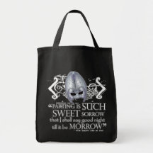 Romeo & Juliet Quote Tote Bag