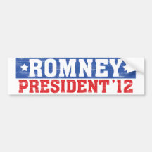 Romney'12 Bumper Sticker