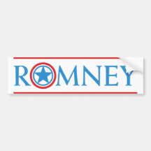 Romney 2012 bumper stickers