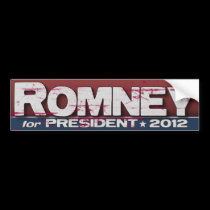 Romney for President 2012 bumper stickers