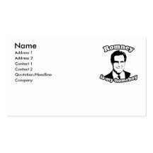 ROMNEY IS MY HOMEBOY BUSINESS CARDS
