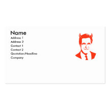 Romney is the Devil Business Cards