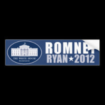 Romney - Ryan - 2012 bumper stickers