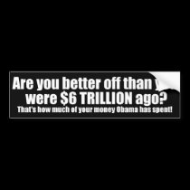 Romney - Ryan - Are You Better Off? bumper stickers