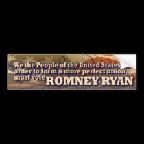 Romney - Ryan - We the People bumper stickers