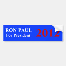 RON PAUL 2012 BUMPER STICKERS