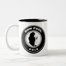 Ron Paul 2012 cup B&W Mug