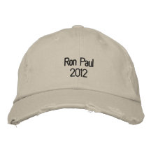 Ron Paul 2012 Embroidered Hat
