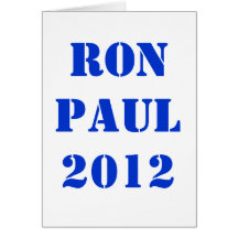 RON PAUL 2012 GREETING CARDS
