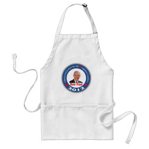 Ron Paul 2012: Liberty & Justice for All! Apron