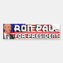 Ron Paul For President Bumper Sticker