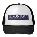 Ron Paul: Liberty and Justice for ALL hats