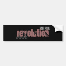 ron paul, revolution, 2008 bumper sticker