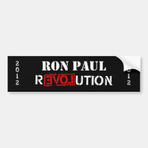 Ron Paul Revolution 2012 Bumper Stickers