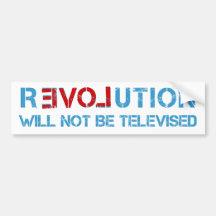Ron Paul revolution Bumper Sticker