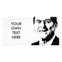 Ron Reagan Gear Personalized Photo Card
