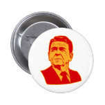 Ronald Reagan 1980 retro portrait Pinback Buttons