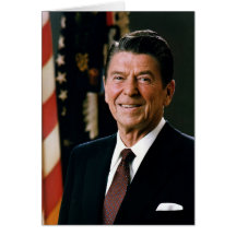 Ronald Reagan, 1981 Portrait Greeting Cards