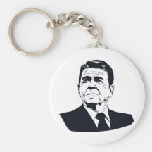 Ronald Reagan Portrait Keychain