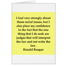 ronald reagan quote greeting card
