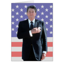 Ronald Reagan, Star Field Greeting Card