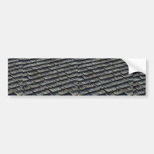 Roof shingles bumper sticker