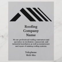 Roofing Company Business Flyer