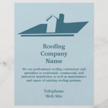 Roofing Company Business Flyer