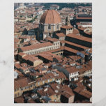 Roofs of Florence, San Lorenzo Dome, Italy Full Color Flyer