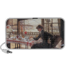 Room with a glance from the port by James Tissot Speaker