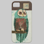 Rosa Azure Owl Monogram  iPhone Case casemate cases