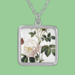 Rosa Bengale - Pierre Joseph Redouté. necklaces
