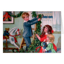 Rosa C. Petherick: Christmas Decorations Card