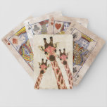 Rosa & Copper Giraffes White Card Deck playing cards