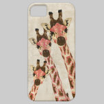 Rosa & Copper Giraffes White iPhone Case casemate cases