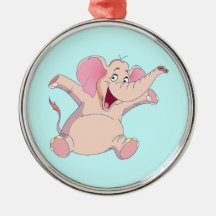 rosa Elefant pink elephant Ornamente
