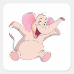 rosa Elefant pink elephant Stickers