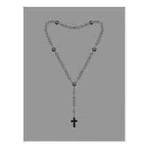 Rosary Beads Post Card