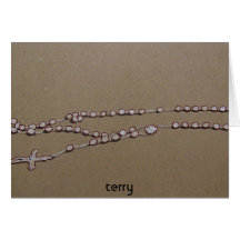 rosary, terry greeting cards