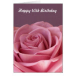 Rose 65th Birthday Card