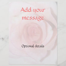 Rose Background Flyer