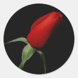 Rose Bud Stickers - Wedding Envelope Seals stickers
