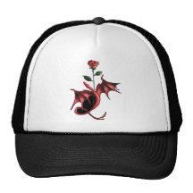 Rose Dragon Mesh Hat