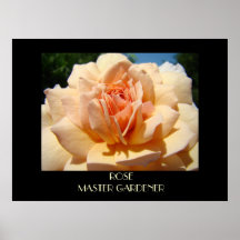 ROSE Framed Art Print MASTER GARDENER Gifts Art