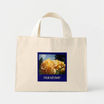 ROSE GARDEN Tote bag FRIENDSHIP! Canvas Bag Gifts