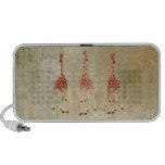 Rose Giraffes Doodle Speaker speakers