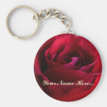 Rose Key Chains Custom Red Rose Gifts