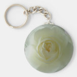 Rose Key Chains Romantic White Flower Gifts