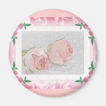 Rose magnet...Wedding Favour