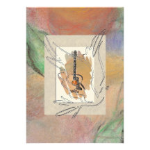 Rose Musical Invitation